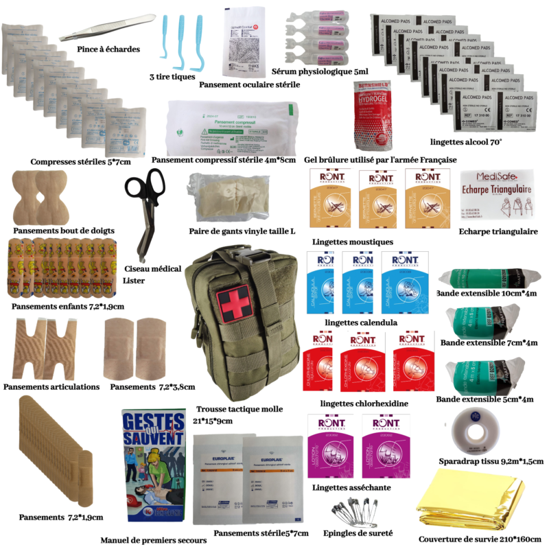 Trousse verte complète 103 piéces
