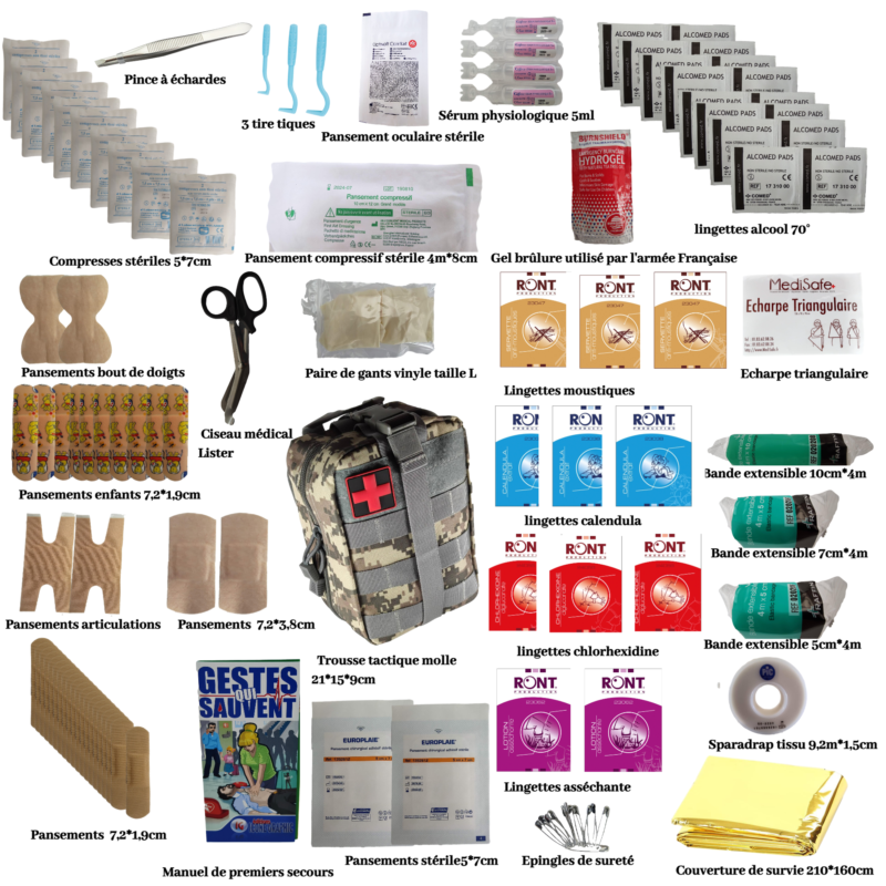 Trousse GRISE kit complet 103 piéces